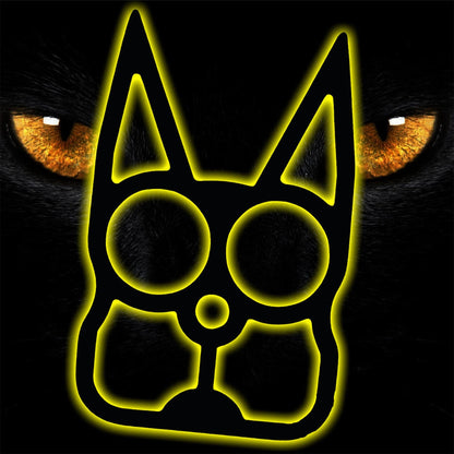 Black Cat Self Defense Keychain