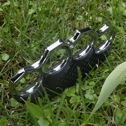 Self-Defense Broken Window Solid Brass Knuckle Duster