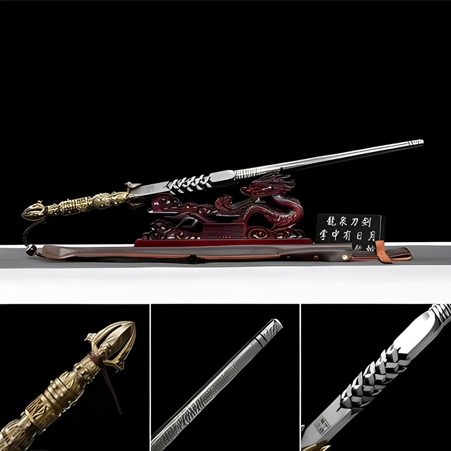 Hand Forged Dragon Scale Sword breaker 609 Pattern Steel