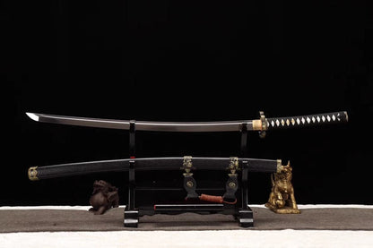 Handmade Japanese Tachi Odachi Hidden Front 9260 Spring Steel