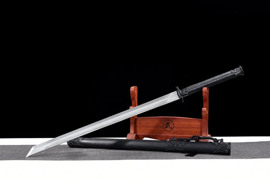 Handmade Top of all ghosts High Manganese Steel Chinese Sword With Double Slot